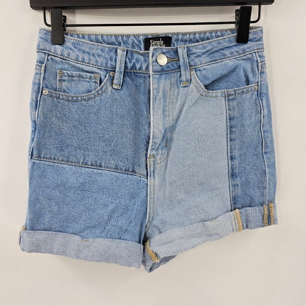 Simple society shorts light wash summer vacation 3 26